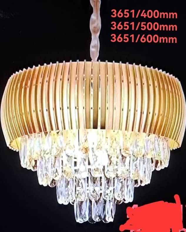 Mordern Crystal & Metal Chandelier 