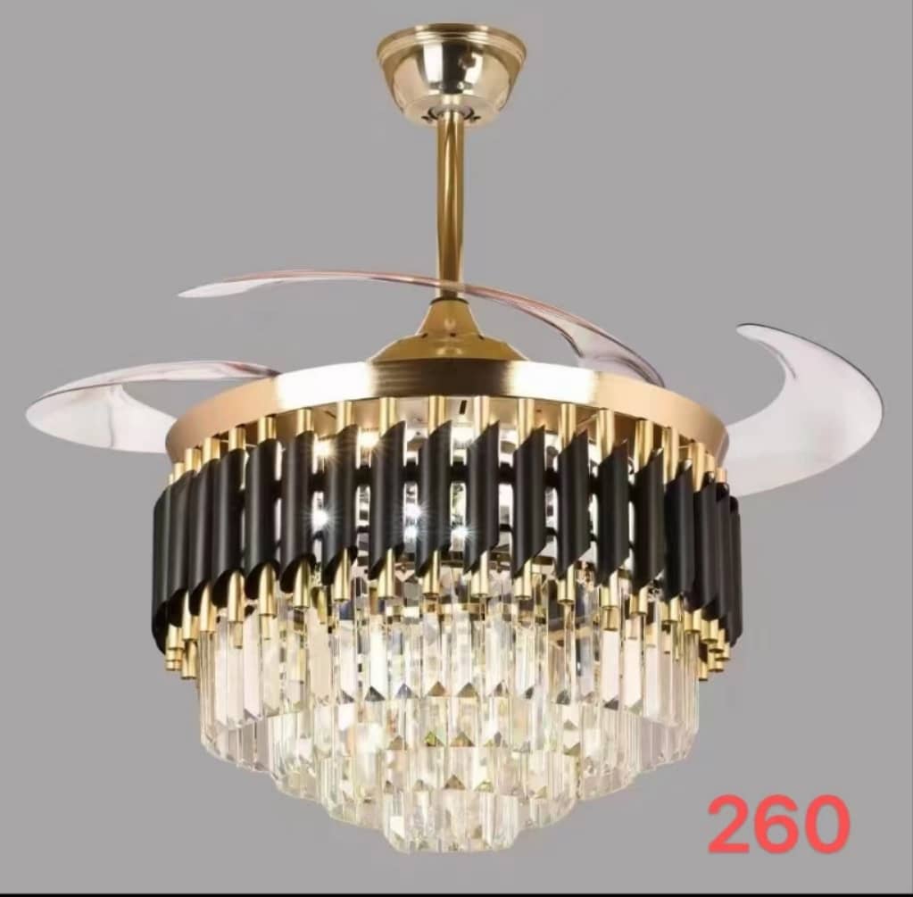 Crystal Chandelier Cline Fan